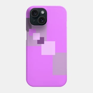 Purple squares Phone Case