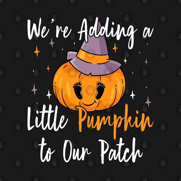 We're Adding Little Pumpkin to Our Patch, Halloween Pregnancy Announcement by BenTee