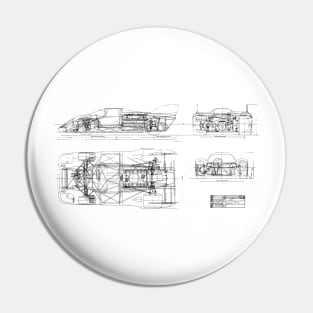 917 Blueprint Pin