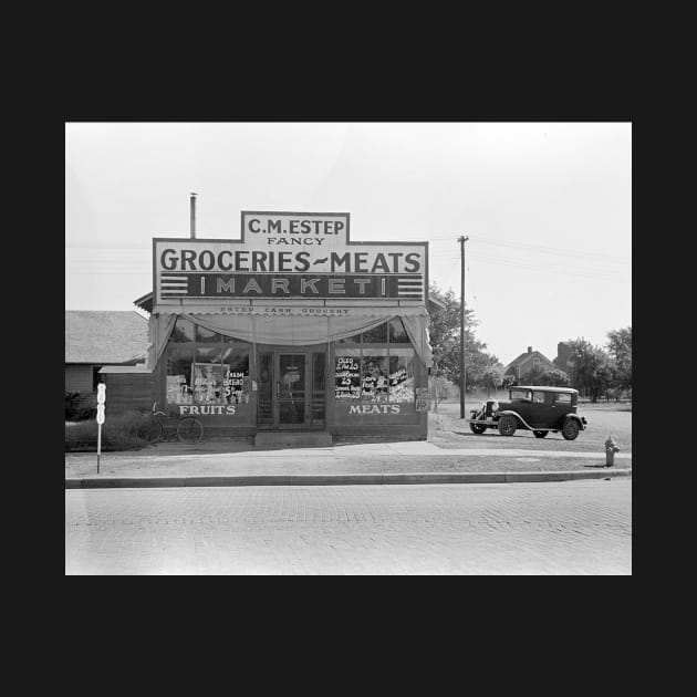 Grocery Store, 1938. Vintage Photo by historyphoto