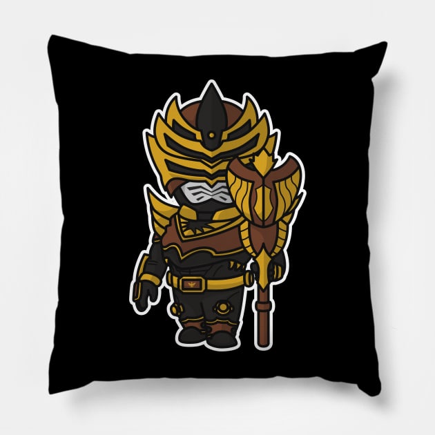 Kamen Rider Odin Chibi Style Kawaii Pillow by The Toku Verse