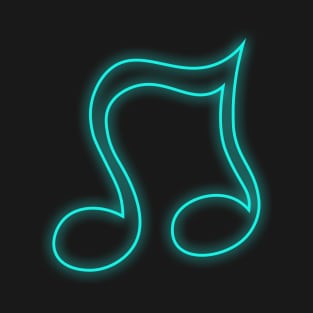 Neon Music Note T-Shirt