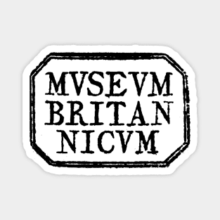 Library Stamp British Museum Eighteenth Century Magnet