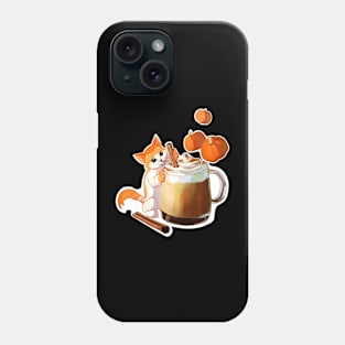 Pumpkin Spice Kitten Phone Case