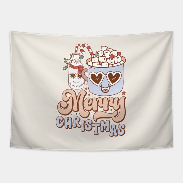 Merry Christmas Tapestry by Nessanya