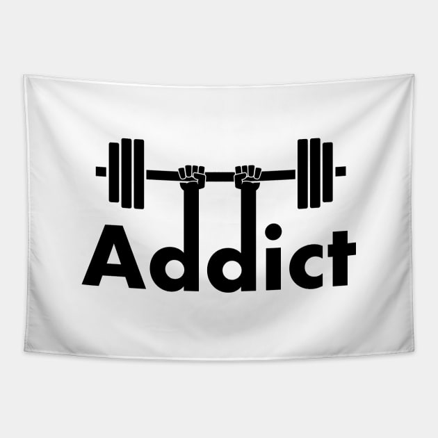 Gym Addict Tapestry by Woah_Jonny