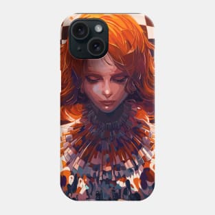 Anime girl chess master Phone Case