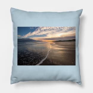 December daybreak at Druridge Bay Pillow