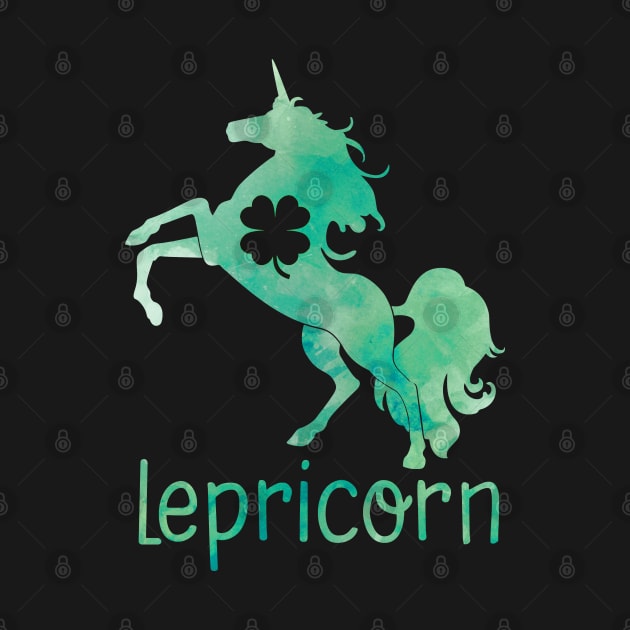 Lepricorn Unicorn Leprechaun St. Patrick's Day T-Shirt by ADKApparel