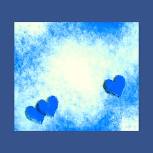 Blue Hearts On Blues T-Shirt