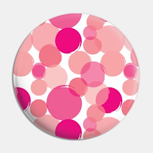 Pink Circles Seamless Pattern 039#001 Pin