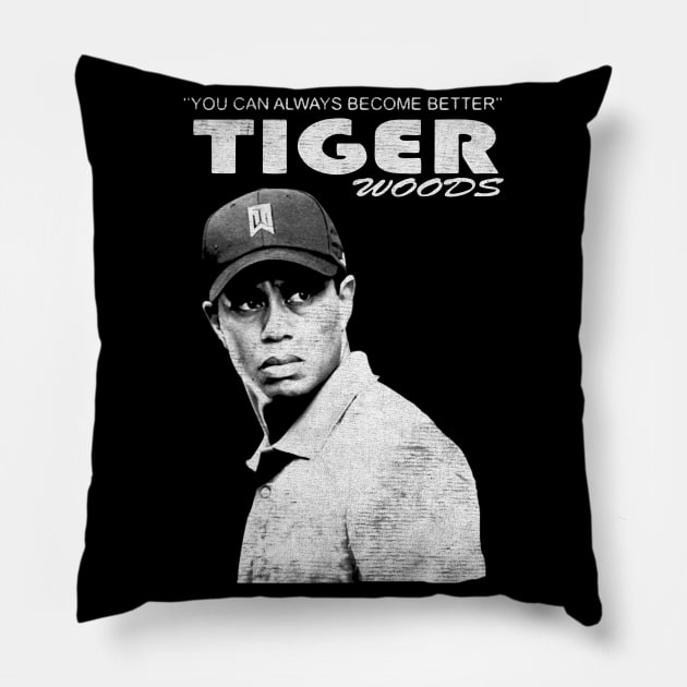 golf tiger woods Pillow by TapABCD