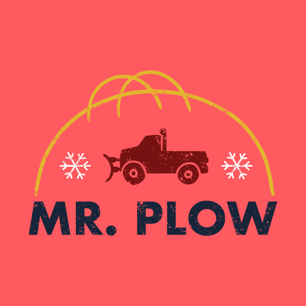 Mr. Plow Logo (color) by Zachterrelldraws