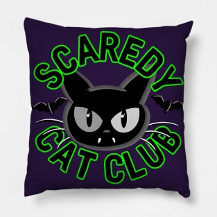 Scaredy Cat Club Memeber Pillow