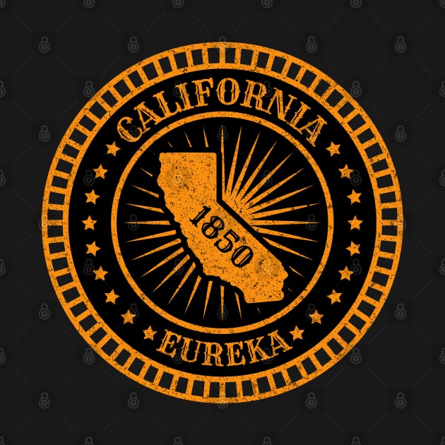 California State Map Slogan - Motto Nil Sine Numine - The Golden State by Ranggasme