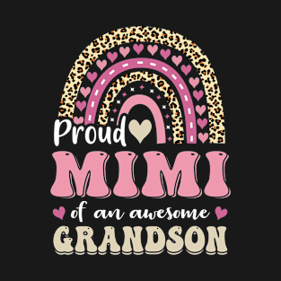 Proud Mimi Of An Awesome Grandson T-Shirt