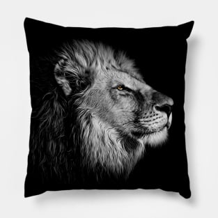 Lion Head Symbol of Strength Courage Intelligence Pillow