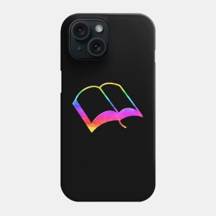 Rainbow Book Outline Phone Case