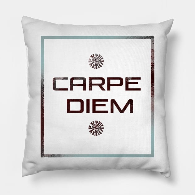 Carpe diem Pillow by The_Photogramer