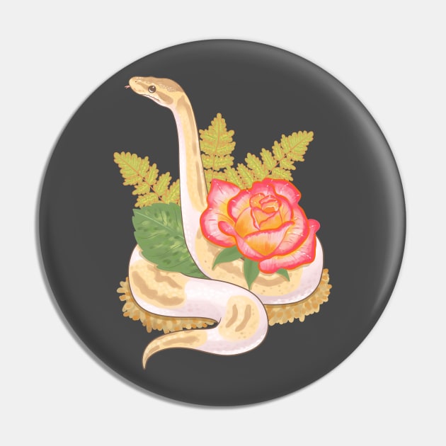 Pilot the Ball Python Pin by starrypaige