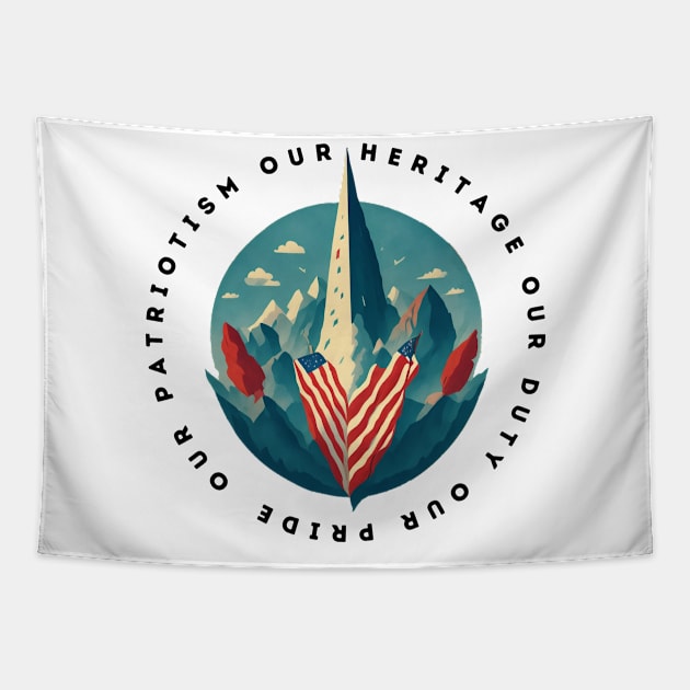 Our Patriotism Tapestry by Yolanda.Kafatos