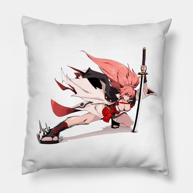 Baiken Guilty Gear Pillow by abdul rahim