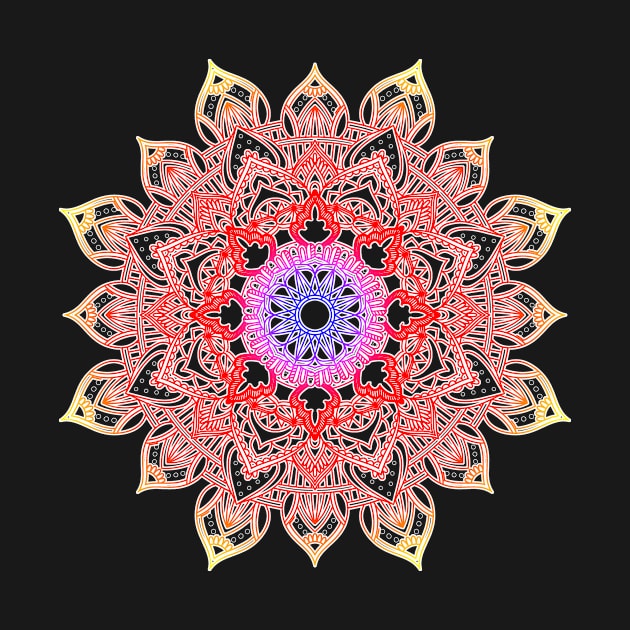 Mandala Flower by letnothingstopyou