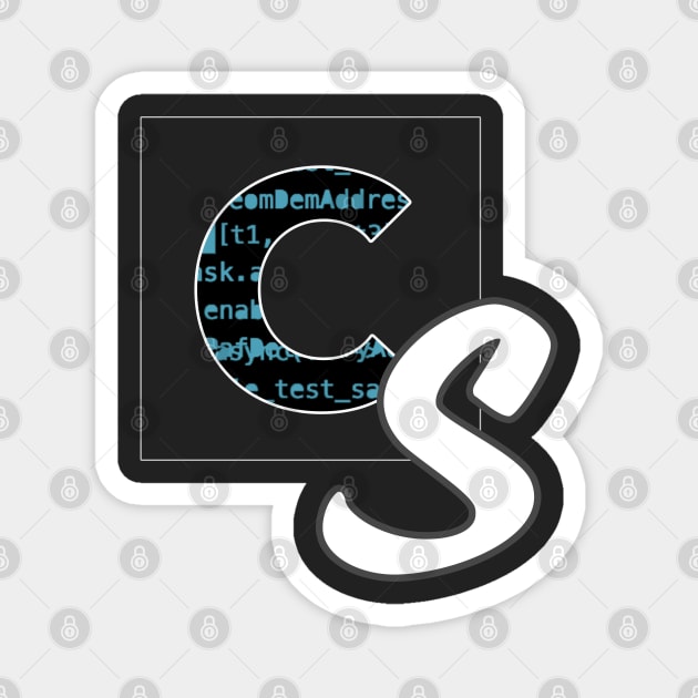 Initials Magnet by Code Story