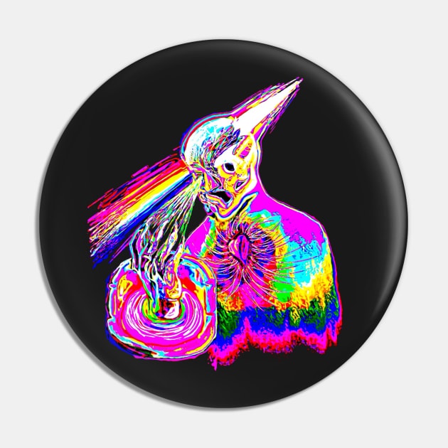 :2nd End; Psychedelic Enlightenment Pin by 2ndEnd