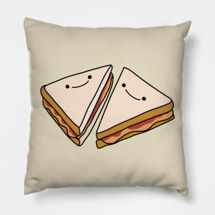 Friendly Sandwiches Pillow