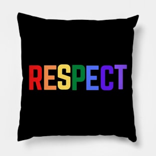 RESPECT Rainbow Pillow