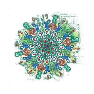 PRETTY ART MANDALA #44 T-Shirt