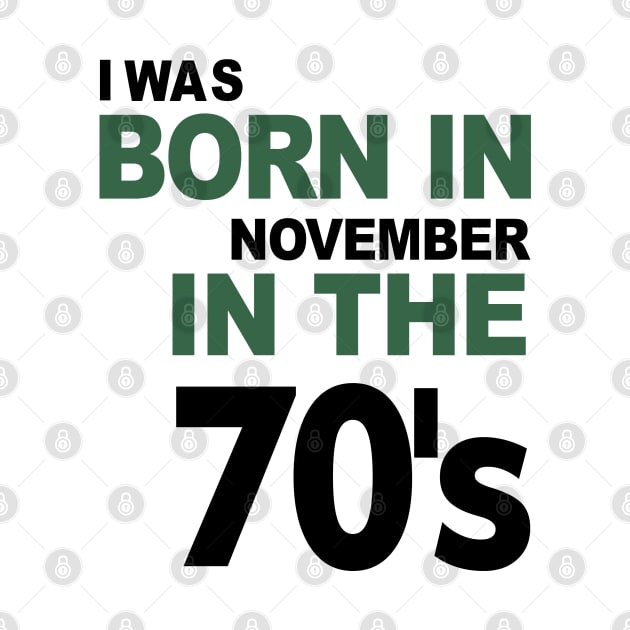Born in November in the 70's by C_ceconello