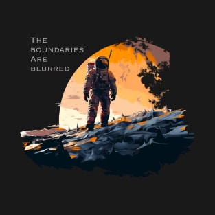 The boundaries are blurred T-Shirt