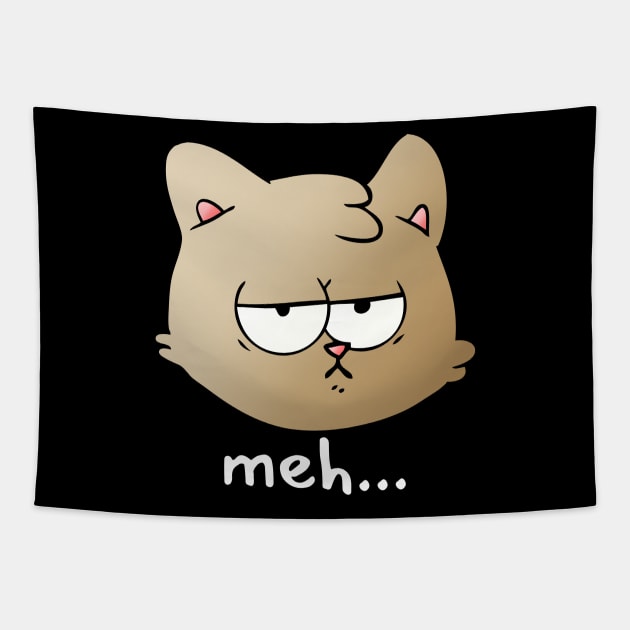 Meh Cat Tapestry by GMAT