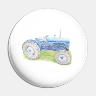 Blue Classic Tractor Pin