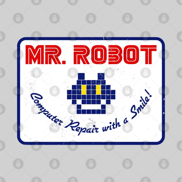 Mr. Robot "Computer Repair With A Smile" by CultureClashClothing