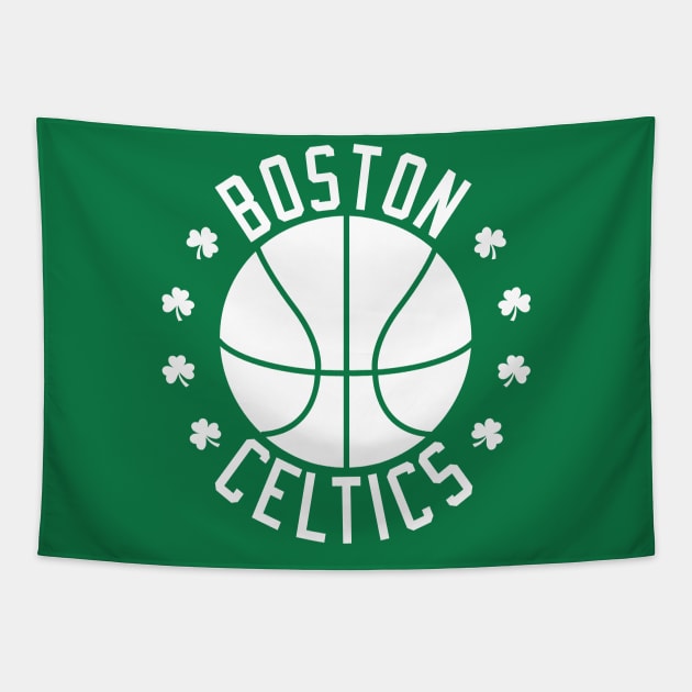 Boston Celtics Basketball NBA Tapestry by dkdesign96