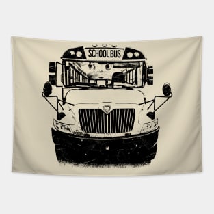 school bus Tapestry