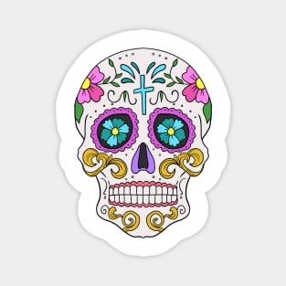 Mexican Skull Dia de los muertos Day of the dead Magnet