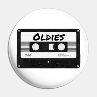 Retro 80s Music Oldies Mixtape Pin