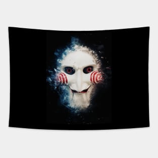 Jigsaw Mask Tapestry