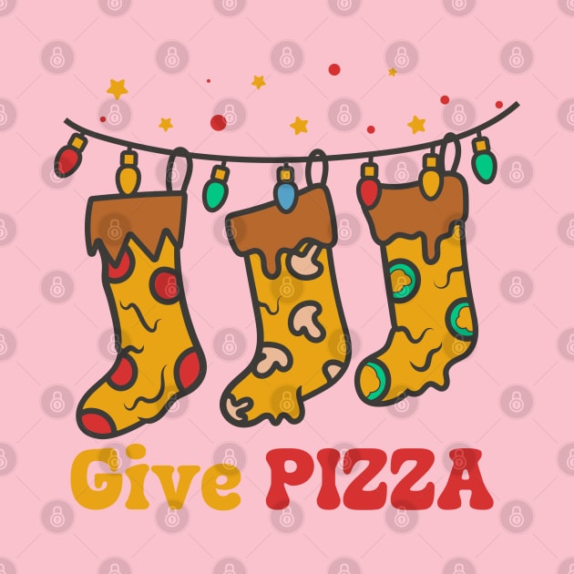 pizza christmas, give pizza by dadan_pm