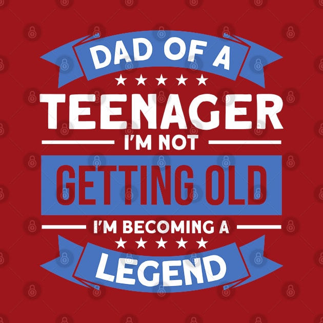 Father Official Teenager Teenager Dad by Toeffishirts