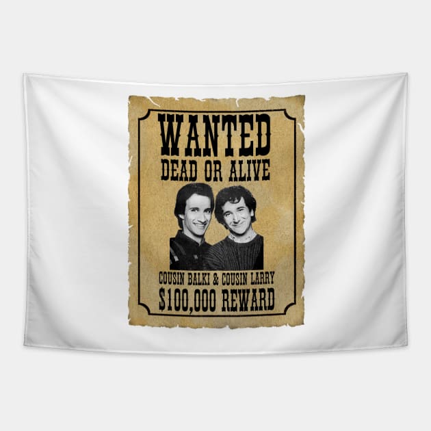 Wanted Cousins Balki and Larry Tapestry by CANJ72