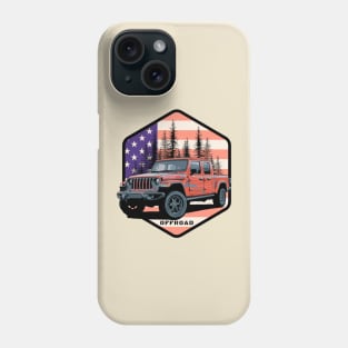 Jeep Gladiator (JT) - US Flag - Offroad Phone Case