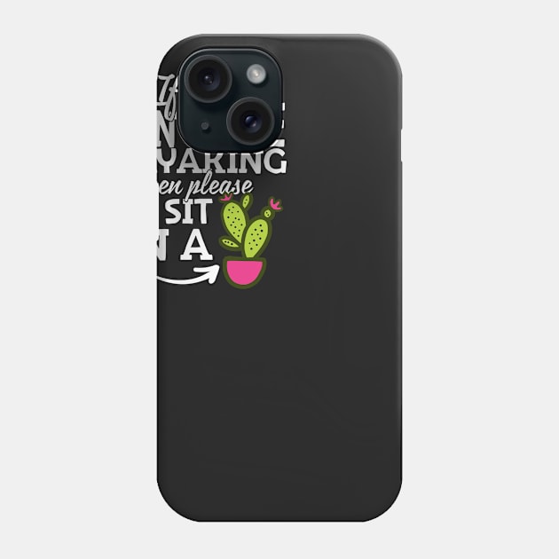 If You Don't Love Kayaking Go Sit On A Cactus! Phone Case by thingsandthings