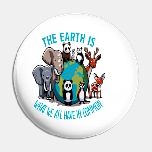 Diverse Animals on Our Planet: Grow Green Pin