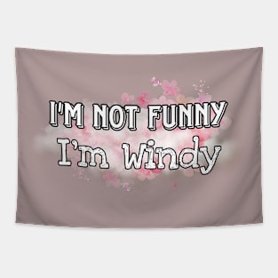 I'm not funny Flower version Tapestry