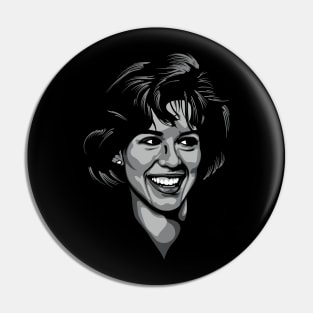 Molly Ringwald greyscale Pin